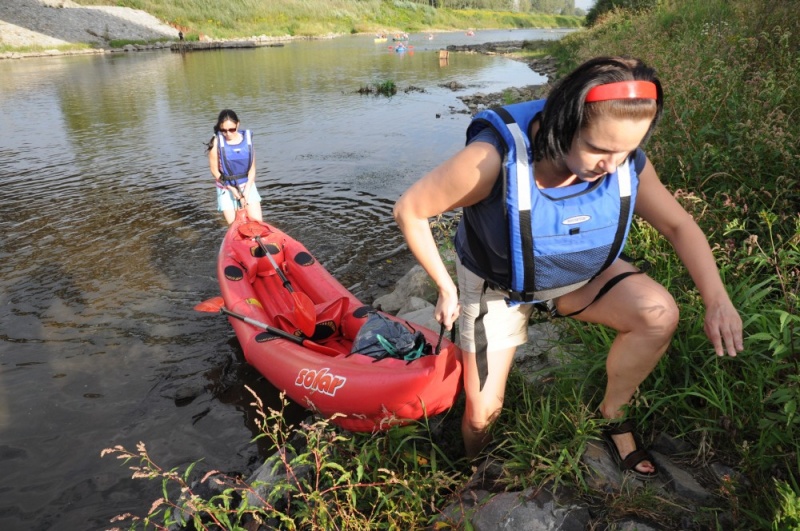 Zdjęcie w galerii na portalu naszwodzislaw.com: Odra dała im mocno popalić wiadomości z regionu