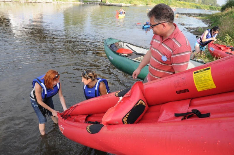 Zdjęcie w galerii na portalu naszwodzislaw.com: Odra dała im mocno popalić wiadomości z regionu