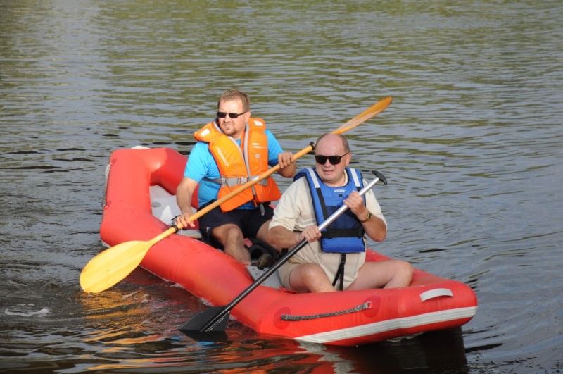 Zdjęcie w galerii na portalu naszwodzislaw.com: Odra dała im mocno popalić wiadomości z regionu