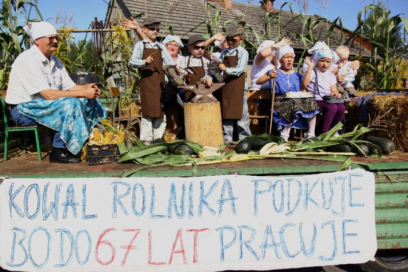 Zdjęcie w galerii na portalu naszwodzislaw.com: W Lubomi prawdziwa dożynkowa rewia wiadomości z regionu