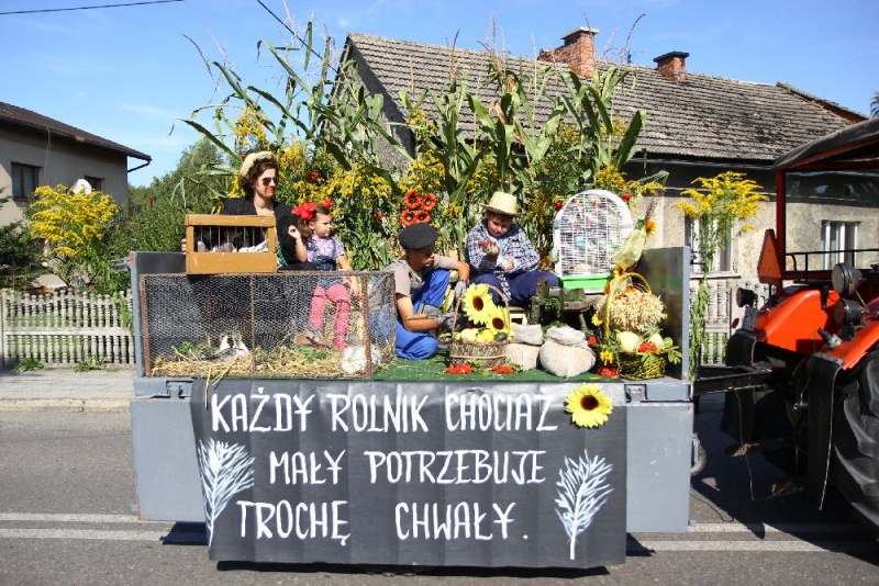 Zdjęcie w galerii na portalu naszwodzislaw.com: W Lubomi prawdziwa dożynkowa rewia wiadomości z regionu