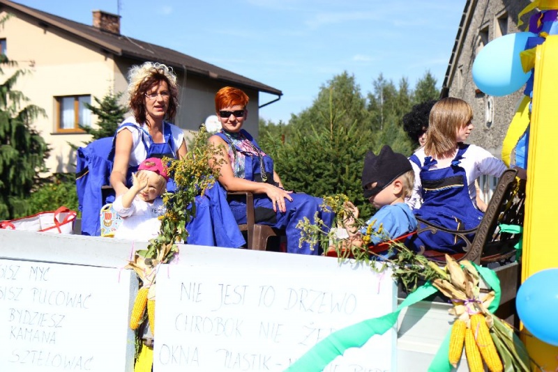 Zdjęcie w galerii na portalu naszwodzislaw.com: W Lubomi prawdziwa dożynkowa rewia wiadomości z regionu