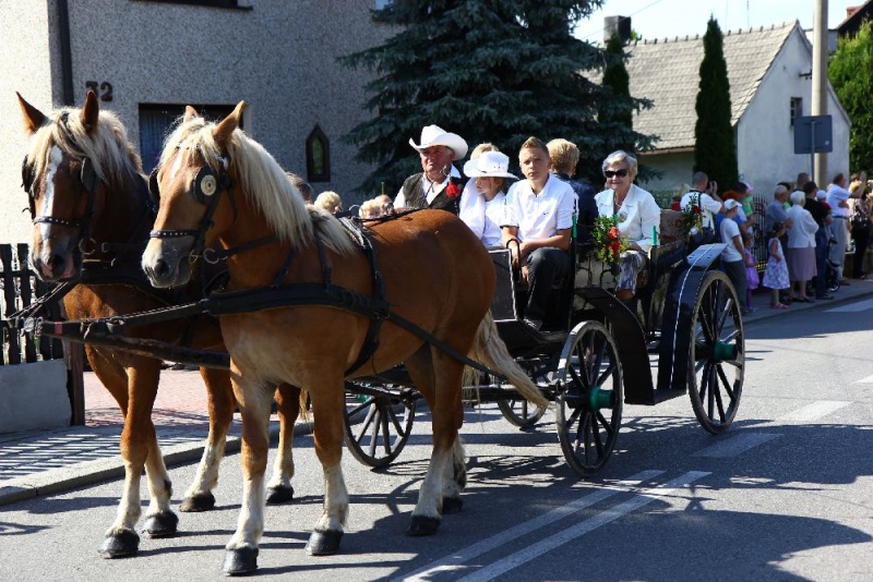 Zdjęcie w galerii na portalu naszwodzislaw.com: W Lubomi prawdziwa dożynkowa rewia wiadomości z regionu