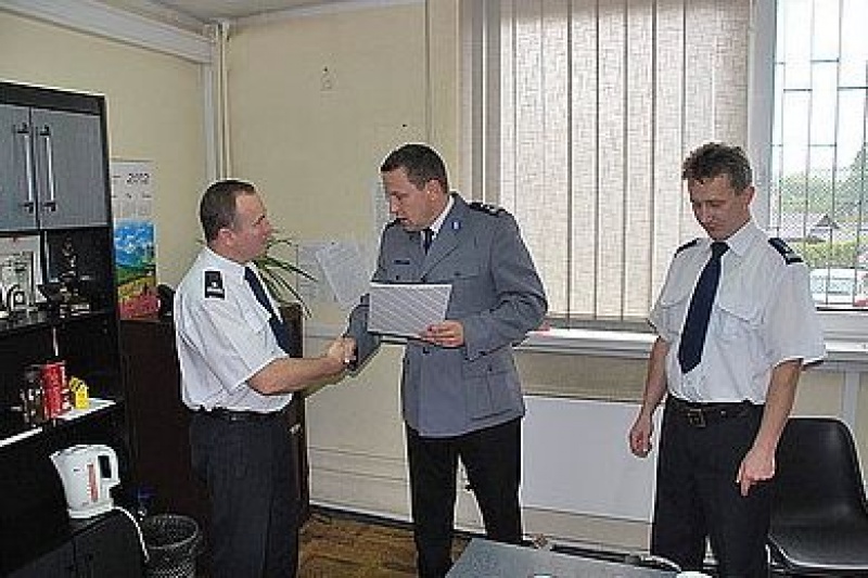 Zdjęcie w galerii na portalu naszwodzislaw.com: Nowy zastępca komendanta w Radlinie wiadomości z regionu