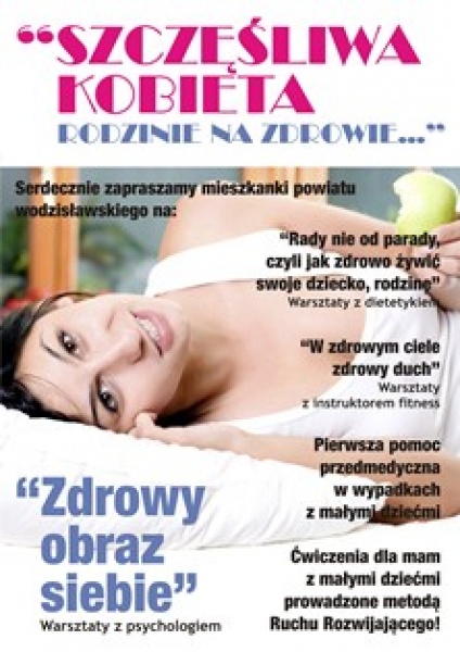 Zdjęcie w galerii na portalu naszwodzislaw.com: Szczęśliwa kobieta - rodzinie na zdrowie wiadomości z regionu