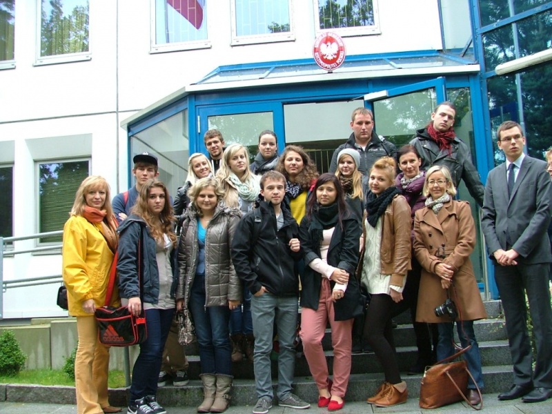 Zdjęcie w galerii na portalu naszwodzislaw.com: Rewizyta licealistów ze Skalnej w Hamburgu wiadomości z regionu