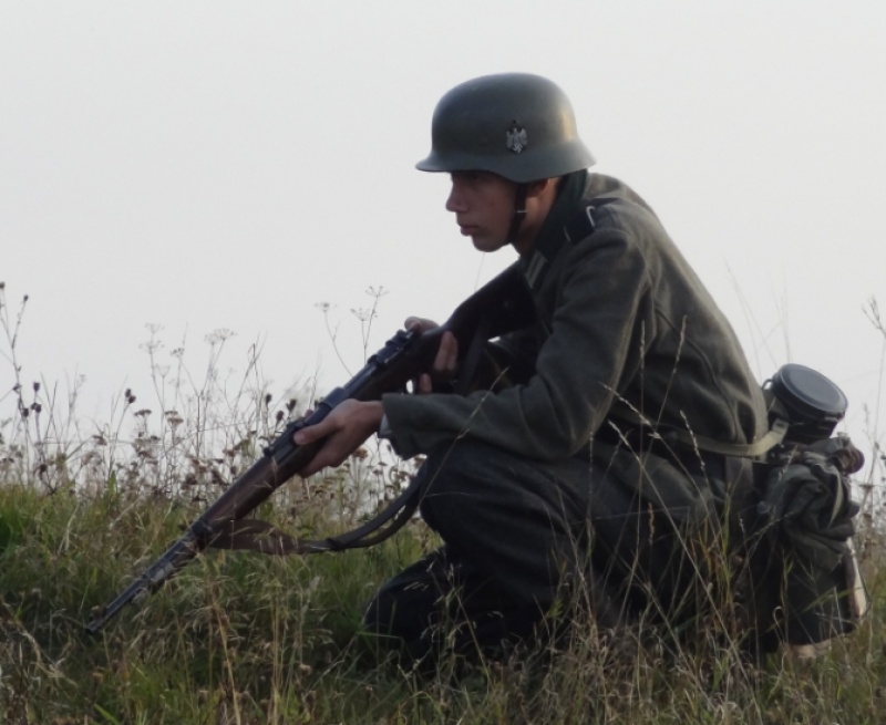 Zdjęcie w galerii na portalu naszwodzislaw.com: Wehrmacht zaatakował przy grobie bordynowskiej pani wiadomości z regionu