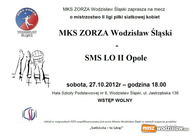 Zdjęcie w galerii na portalu naszwodzislaw.com: Serdecznie zapraszamy na siatkarski weekend z ZORZĄ Wodzisław Śląski! wiadomości z regionu