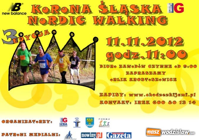 Zdjęcie w galerii na portalu naszwodzislaw.com: III edycja New Balance Korona Śląska IG Nordic Walking wiadomości z regionu