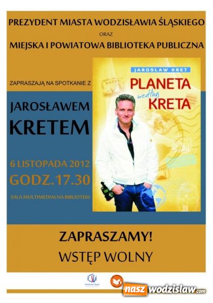 Zdjęcie w galerii na portalu naszwodzislaw.com: Jarosław Kret zagości w bibliotece wiadomości z regionu