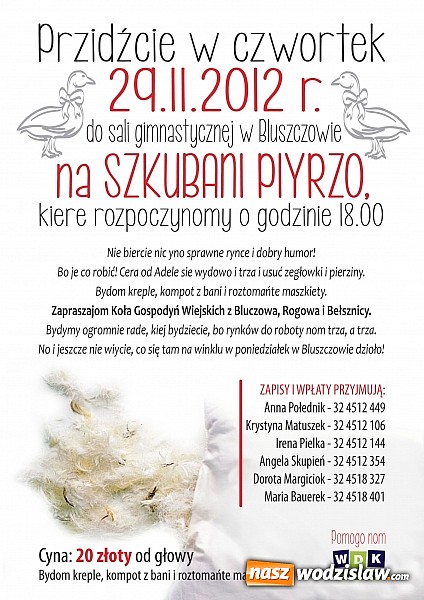 Zdjęcie w galerii na portalu naszwodzislaw.com: Szkubani Piyrzo w Bluszczowie wiadomości z regionu