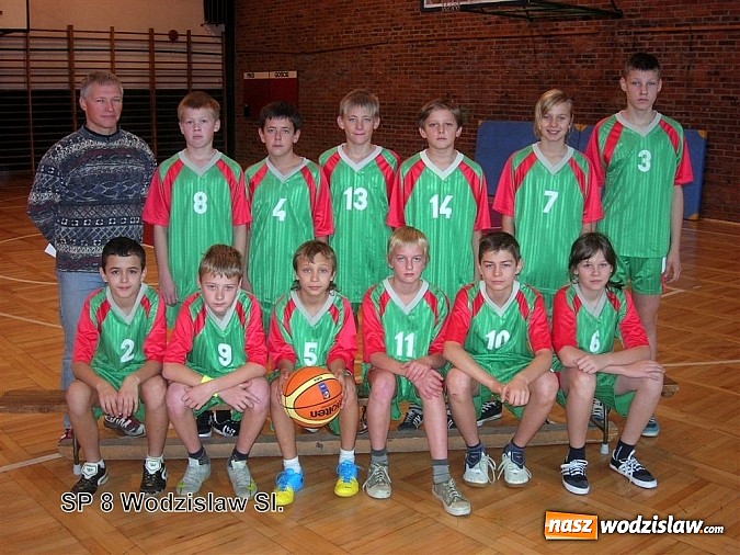 Zdjęcie w galerii na portalu naszwodzislaw.com: SP Nr 28 Wodzisław Śl. mistrzem powiatu w mini-koszykówce chłopców wiadomości z regionu