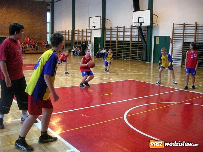 Zdjęcie w galerii na portalu naszwodzislaw.com: SP Nr 28 Wodzisław Śl. mistrzem powiatu w mini-koszykówce chłopców wiadomości z regionu