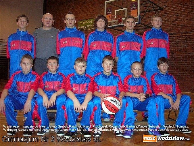 Zdjęcie w galerii na portalu naszwodzislaw.com: Gimnazjum nr 3 mistrzem koszykówki wiadomości z regionu