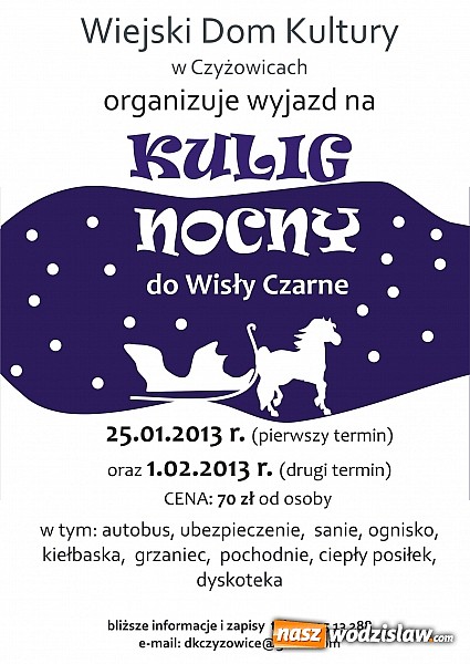 Zdjęcie w galerii na portalu naszwodzislaw.com: Nocny kulig w Wiśle Czerna wiadomości z regionu