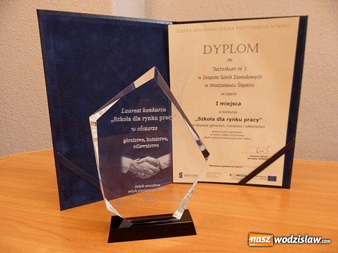 Zdjęcie w galerii na portalu naszwodzislaw.com: ZSZ w Wodzisławiu jedną z najlepszych szkół w Polsce wiadomości z regionu