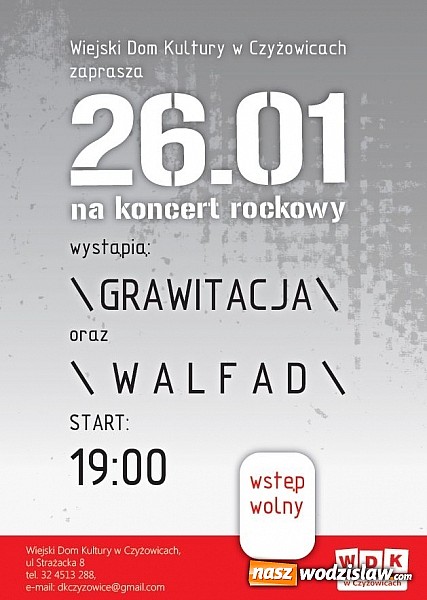 Zdjęcie w galerii na portalu naszwodzislaw.com: Koncert rockowy w Czyżowicach wiadomości z regionu