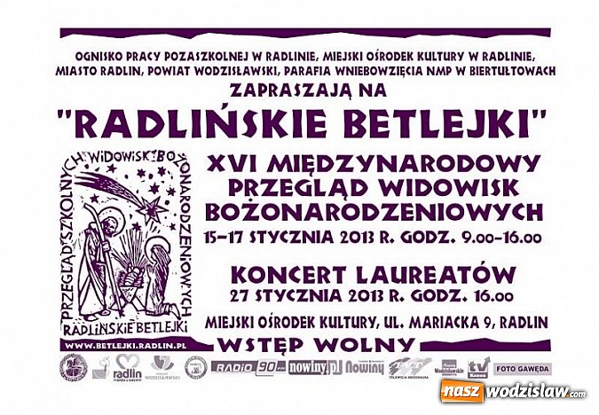 Zdjęcie w galerii na portalu naszwodzislaw.com: XVI Radlińskie Betlejki - zaproszenie wiadomości z regionu