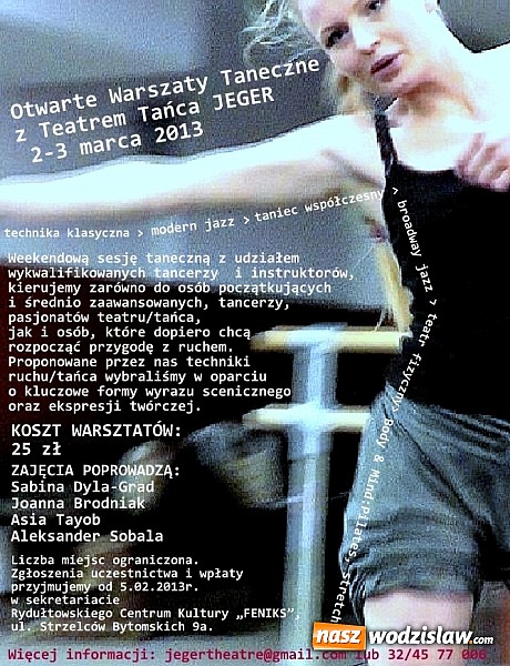 Zdjęcie w galerii na portalu naszwodzislaw.com: Warsztaty taneczne wiadomości z regionu