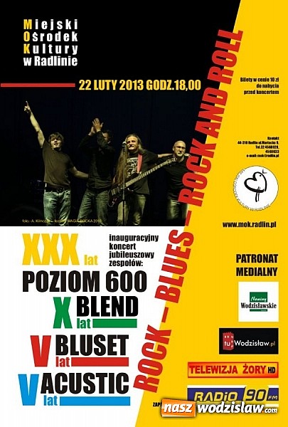 Zdjęcie w galerii na portalu naszwodzislaw.com: Poczwórny jubileusz rockowo-bluesowy!  wiadomości z regionu