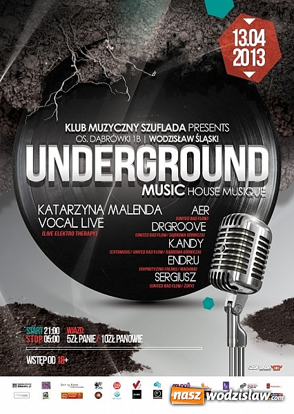 Zdjęcie w galerii na portalu naszwodzislaw.com: Już 13 kwietnia kolejna odsłona Underground Music! wiadomości z regionu