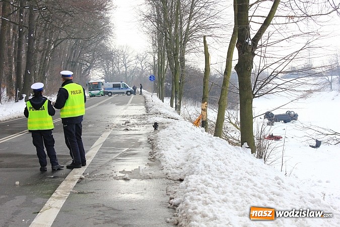 Zdjęcie w galerii na portalu naszwodzislaw.com: 26-letni mieszkaniec powiatu wodzisławskiego dachował w Raciborzu wiadomości z regionu