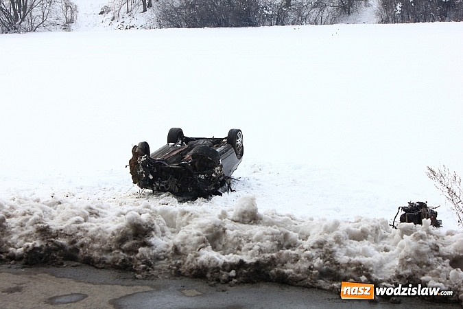 Zdjęcie w galerii na portalu naszwodzislaw.com: 26-letni mieszkaniec powiatu wodzisławskiego dachował w Raciborzu wiadomości z regionu