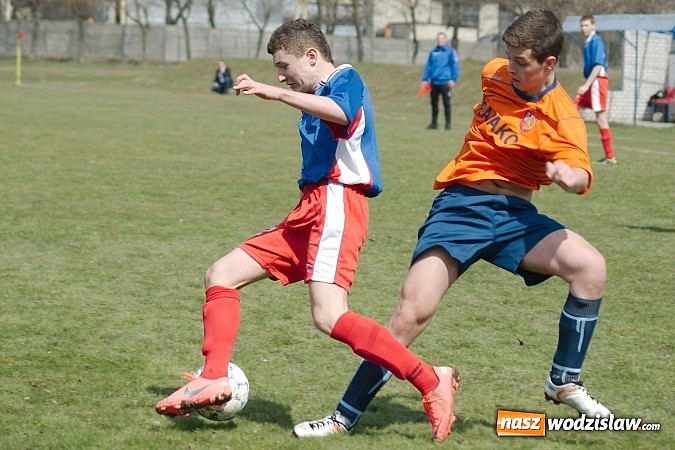 Zdjęcie w galerii na portalu naszwodzislaw.com: Strzał życia Dawida Monety pozbawił Przyszłość punktów wiadomości z regionu