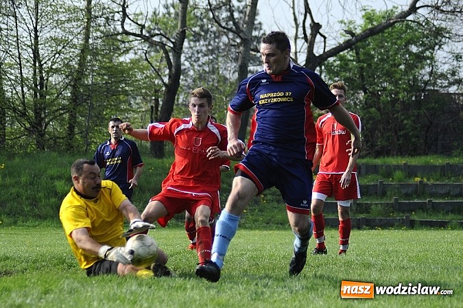 Zdjęcie w galerii na portalu naszwodzislaw.com: Gol Stawiarza na miarę zwycięstwa wiadomości z regionu