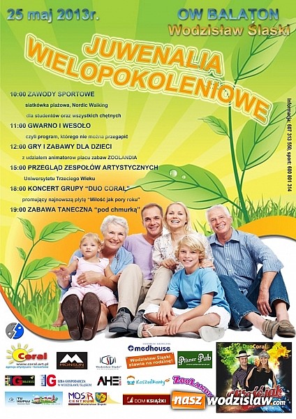 Zdjęcie w galerii na portalu naszwodzislaw.com: Juwenalia wielopokoleniowe wiadomości z regionu