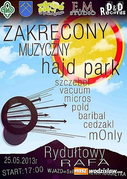 Zdjęcie w galerii na portalu naszwodzislaw.com: Zakręcony Hajd Park Muzyczny - po raz drugi wiadomości z regionu