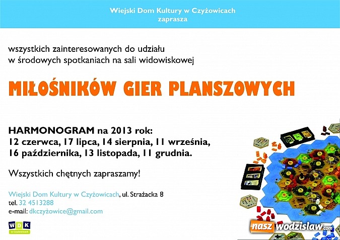 Zdjęcie w galerii na portalu naszwodzislaw.com: Dla Miłośników Gier Planszowych wiadomości z regionu