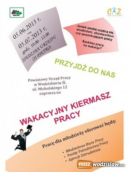 Zdjęcie w galerii na portalu naszwodzislaw.com: Wakacyjny kiermasz pracy dla młodzieży wiadomości z regionu
