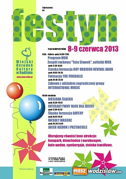 Zdjęcie w galerii na portalu naszwodzislaw.com: Festyn Rekreacyjny „Powitanie Lata 2013” w Radlinie wiadomości z regionu