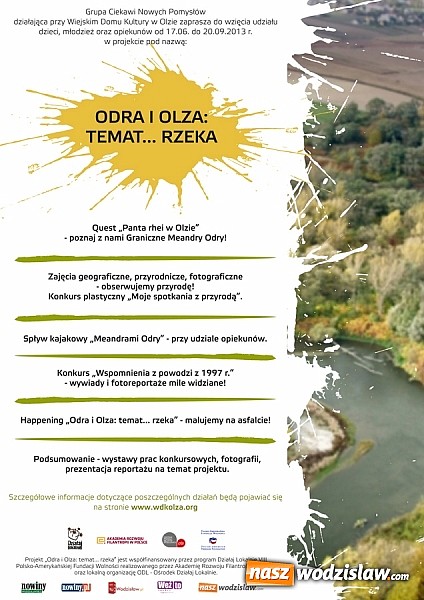 Zdjęcie w galerii na portalu naszwodzislaw.com: Odra i Olza: temat... rzeka wiadomości z regionu