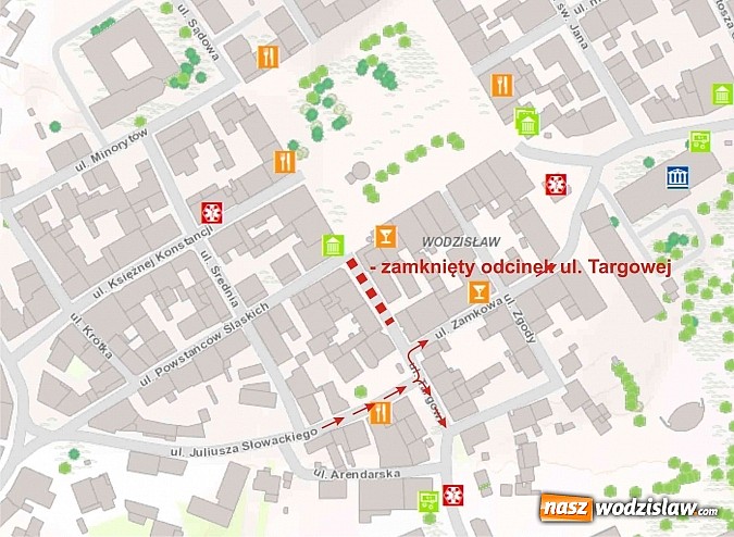 Zdjęcie w galerii na portalu naszwodzislaw.com: Uwaga! Zmiana organizacji ruchu na Starym Mieście wiadomości z regionu