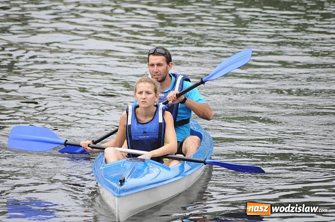 Zdjęcie w galerii na portalu naszwodzislaw.com: Zabrakło miejsc w kajakach i pontonach. Miting wodniacki Morawskich Wrót wiadomości z regionu