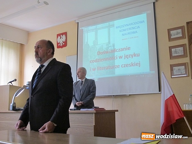 Zdjęcie w galerii na portalu naszwodzislaw.com: Codzienność Czechów wyrażona w języku. Konferencja w raciborskiej PWSZ wiadomości z regionu