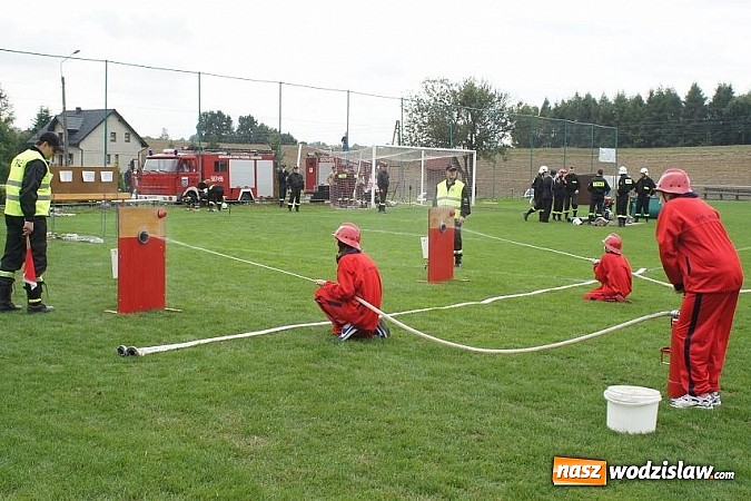 Zdjęcie w galerii na portalu naszwodzislaw.com: Zawody sportowo-pożarnicze w Mszanie wiadomości z regionu