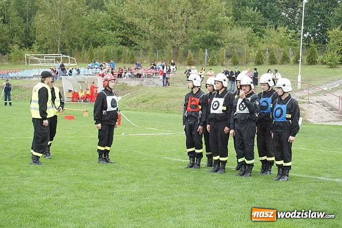 Zdjęcie w galerii na portalu naszwodzislaw.com: Zawody sportowo-pożarnicze w Mszanie wiadomości z regionu
