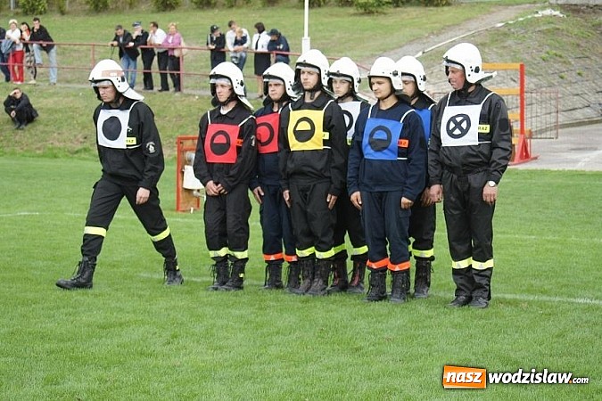 Zdjęcie w galerii na portalu naszwodzislaw.com: Zawody sportowo-pożarnicze w Mszanie wiadomości z regionu