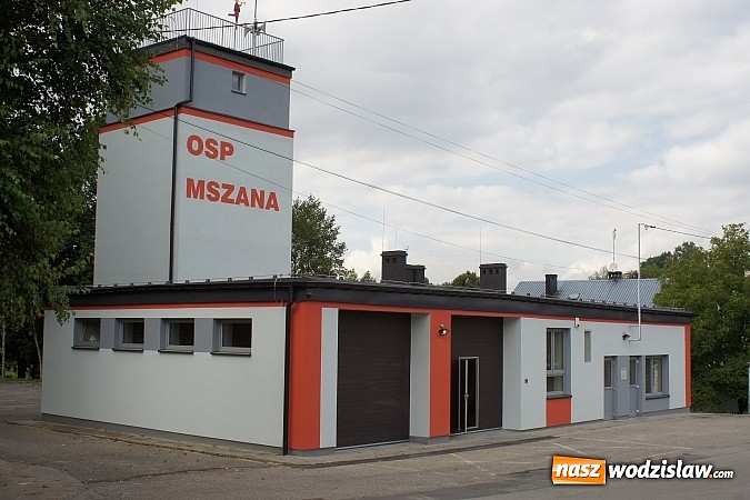 Zdjęcie w galerii na portalu naszwodzislaw.com: Budynek OSP w Mszanie zmodernizowany wiadomości z regionu