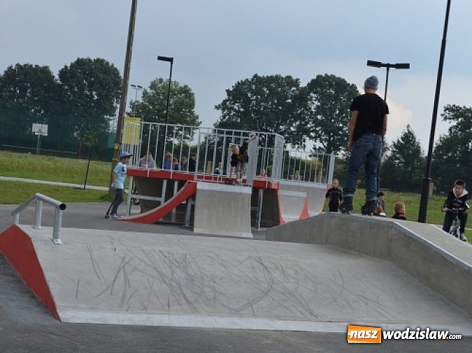 Zdjęcie w galerii na portalu naszwodzislaw.com: Aleja klonów i plac zabaw przy Ośrodku Nautica wiadomości z regionu