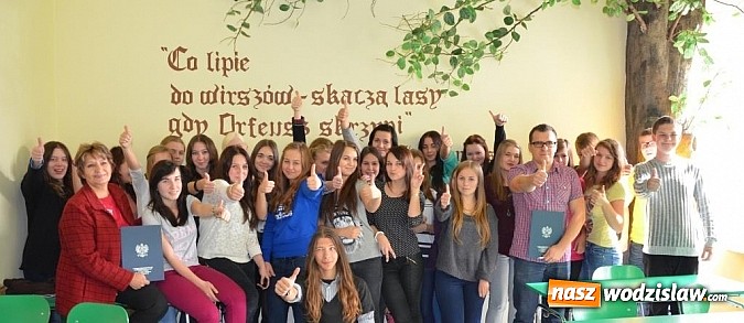 Zdjęcie w galerii na portalu naszwodzislaw.com: W II LO w Wodzisławiu Śl. powstała klasa dziennikarska  wiadomości z regionu