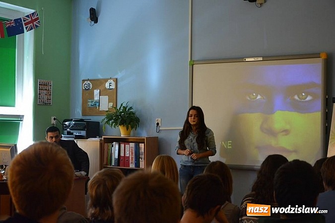 Zdjęcie w galerii na portalu naszwodzislaw.com: Liceum na Skalnej w Rydułtowach gościło obcokrajowców wiadomości z regionu