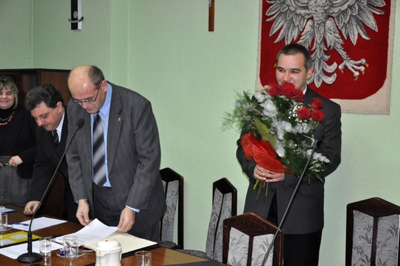 Zdjęcie w galerii na portalu naszwodzislaw.com: Marek Hawel złożył ślubowanie wiadomości z regionu