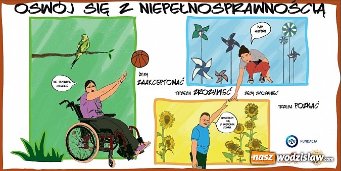 Zdjęcie w galerii na portalu naszwodzislaw.com: W Wodzisławiu Śl. oswajają z niepełnosprawnością wiadomości z regionu