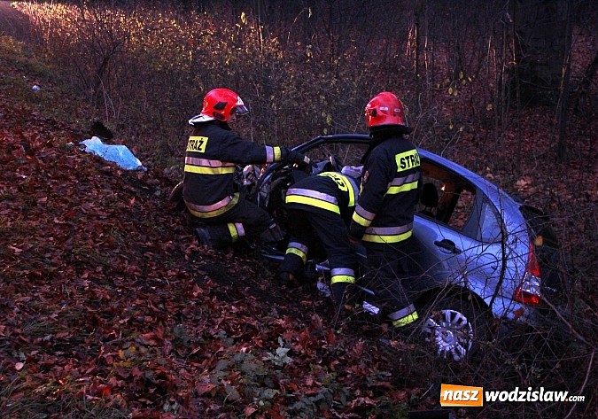 Zdjęcie w galerii na portalu naszwodzislaw.com: Tragiczny wypadek na DW 935. Nie żyje wodzisławianin wiadomości z regionu