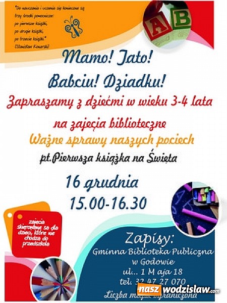 Zdjęcie w galerii na portalu naszwodzislaw.com: Zabawy z książką dla dzieci wiadomości z regionu