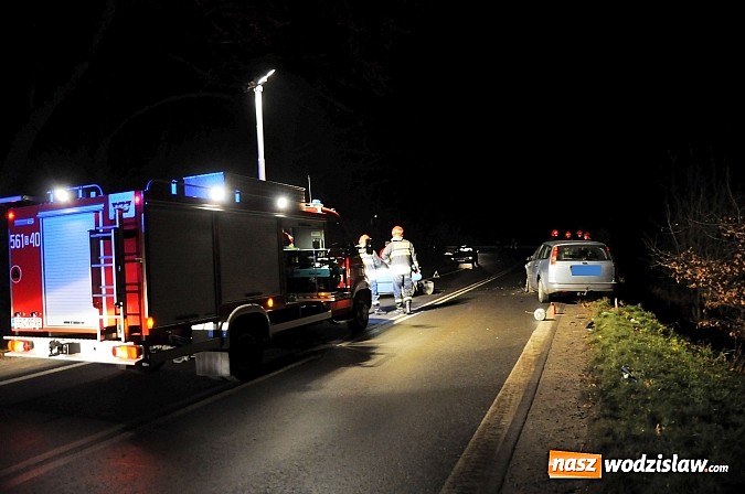 Zdjęcie w galerii na portalu naszwodzislaw.com: Czołowe zderzenie na trasie do Lubomi wiadomości z regionu